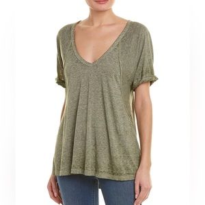 We The Free X Free People Burnout Free Fallin Tee Sage Green Size XS